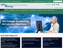 Tablet Screenshot of crmxchange.com